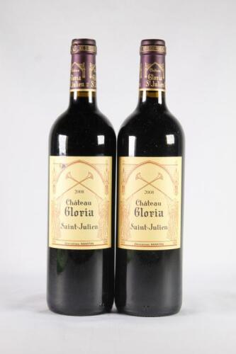 (2) 2008 Chateau Gloria, St Julien