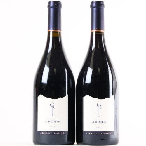 (2) 2011 Craggy Range Aroha Pinot Noir, Martinborough