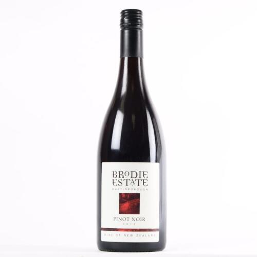 (1) 2012 Brodie Estate Pinot Noir, Martinborough