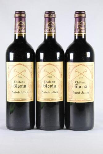 (3) 2008 Chateau Gloria, St Julien