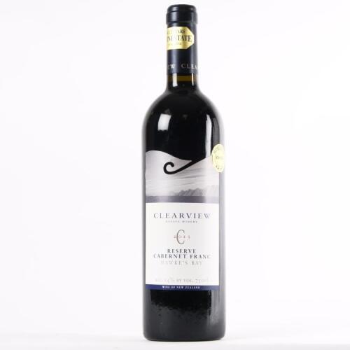 (1) 2013 Clearview Reserve Cabernet Franc, Hawkes Bay