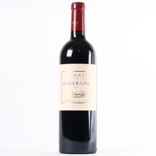 (1) 2017 Te Mata Estate Coleraine, Hawkes Bay