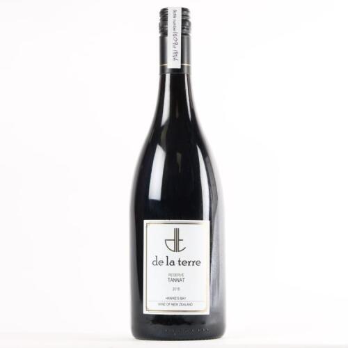 (1) 2015 De la Terre Reserve Tannat, Hawkes Bay
