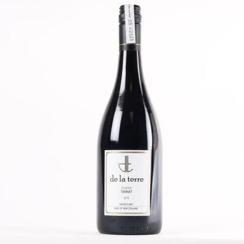 (1) 2016 De la Terre Reserve Tannat, Hawkes Bay