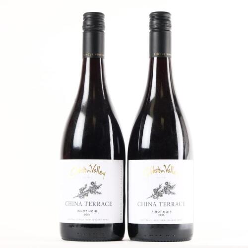 (2) 2015 Gibbston Valley China Terrace Pinot Noir, Bendigo