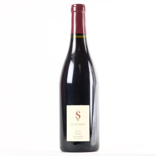 (1) 2012 Schubert Syrah, Wairarapa
