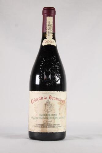 (1) 2000 Chateau du Beaucastel Chateauneuf du Pape