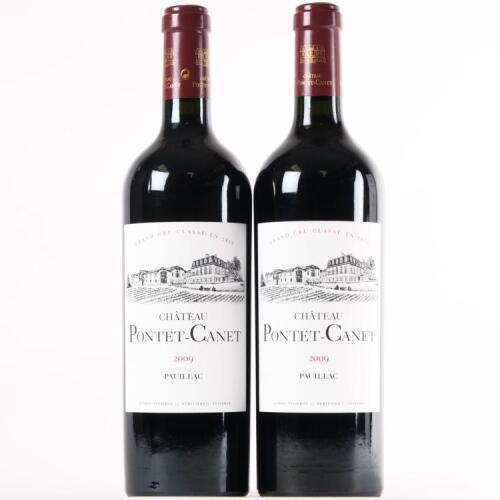 (2) 2009 Chateau Pontet-Canet 5eme Cru Classe, Pauillac
