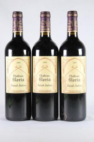 (3) 2006 Chateau Gloria, St Julien