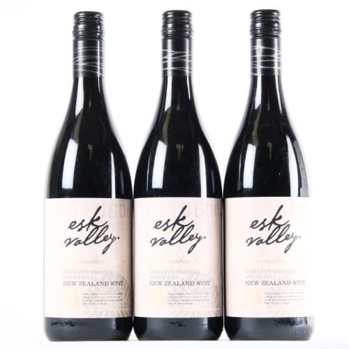 (3) 2013 Esk Valley Winemakers Reserve Syrah, Gimblett Gravels
