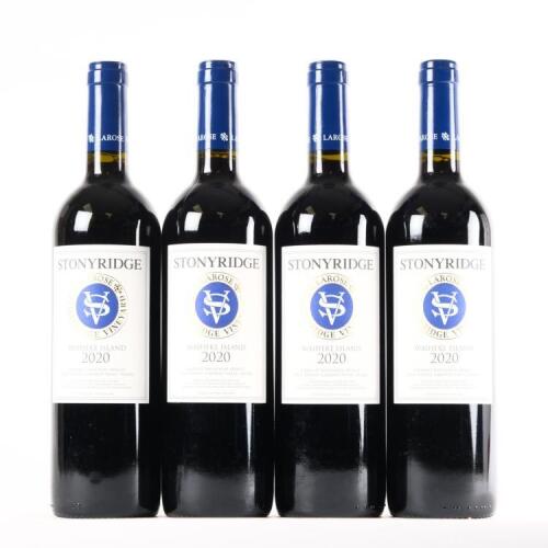 (4) 2020 Stonyridge Vineyard Larose, Waiheke