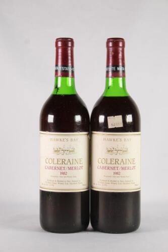 (2) 1982 Te Mata Coleraine, Hawkes Bay