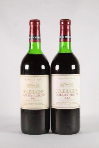 (2) 1983 Te Mata Coleraine, Hawkes Bay