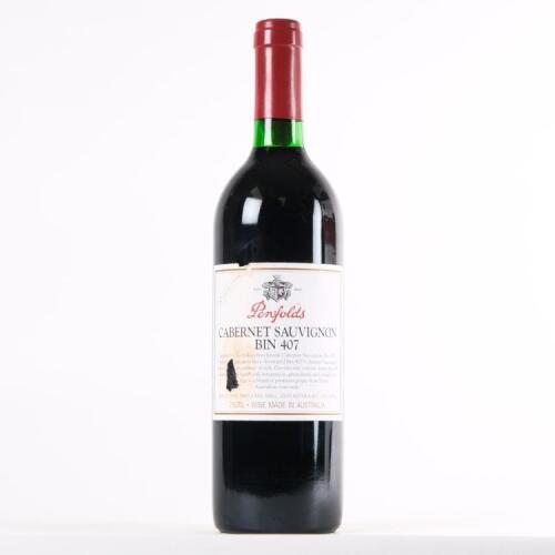 (1) 1996 Penfolds Bin 407 Cabernet Sauvignon, South Australia