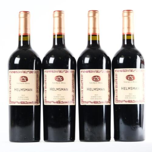 (4) 2015 Sacred Hill Helmsman, Gimblett Gravels