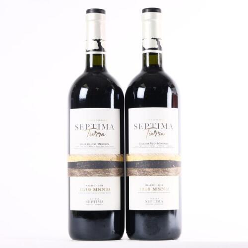 (2) 2018 Septima Tierra 1310 MSNM Malbec, Lujan de Cuyo Argentina