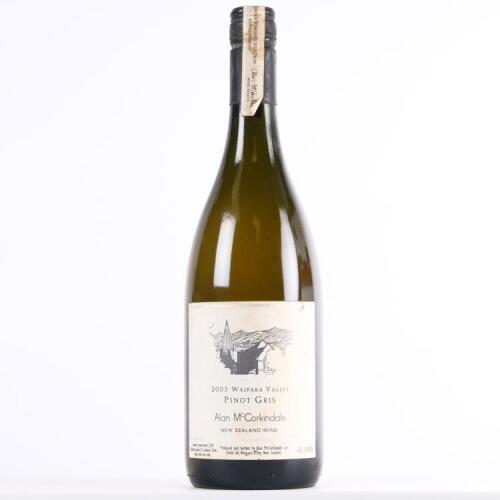 (1) 2003 Alan McCorkindale Pinot Gris, Waipara