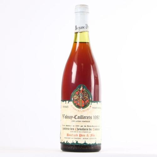 (1) 1980 Bouchard Pere & Fils Conferie des Chevaliers Volnay Caillerets 1er Cru, Cote de Beaune
