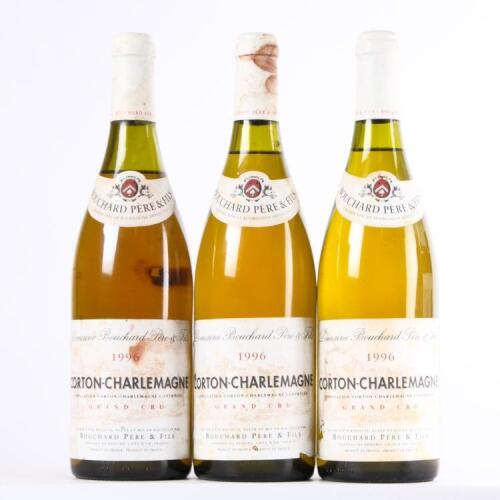 (3) 1996 Bouchard et Fils Corton-Charlemagne Grand Cru, Cote de Beaune