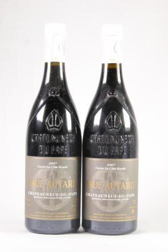 (2) 2007 Domaine Paul Autard Cuvee La Cote Ronde Chateauneuf du Pape*