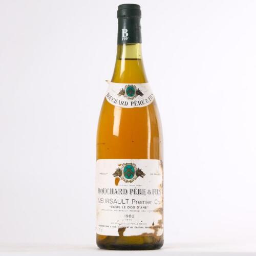 (1) 1982 Bouchard Pere & Fils Sous le Dos d'Ane Meursault 1er Cru, Cote de Beaune