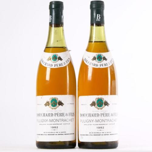 (2) 1982 Bouchard Pere & Fils Puligny-Montrachet, Cote de Beaune