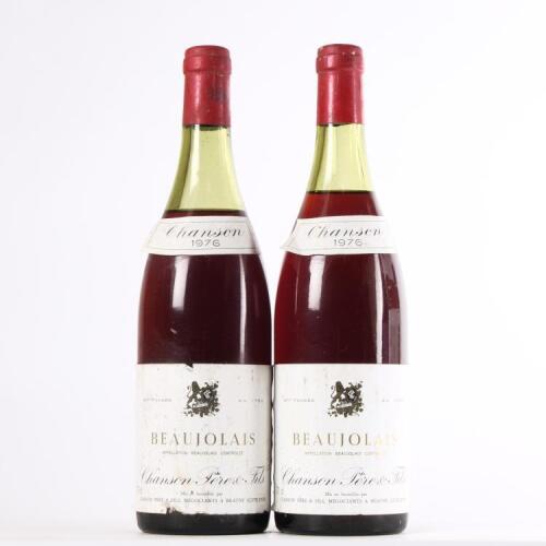 (2) 1976 Chanson Pere & Fils Beaujolais