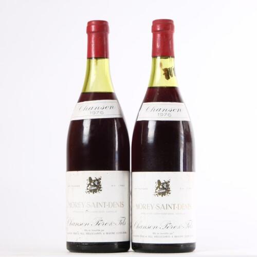 (2) 1976 Chanson Pere & Fils Morey-Saint-Denis, Cote de Nuits