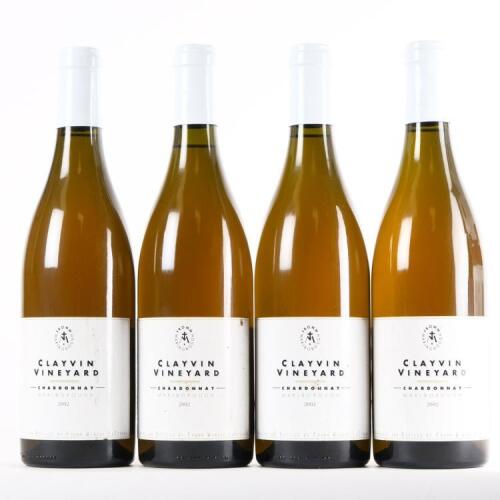 (4) 2002 Fromm Clayvin Chardonnay, Marlborough