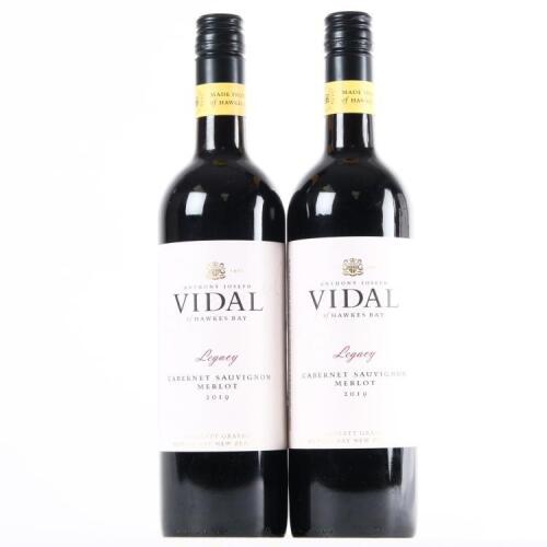(2) 2019 Vidal Estate Legacy Series Cabernet Sauvignon/Merlot, Gimblett Gravels