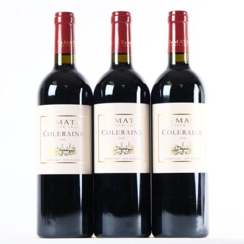 (3) 2020 Te Mata Estate Coleraine, Hawkes Bay