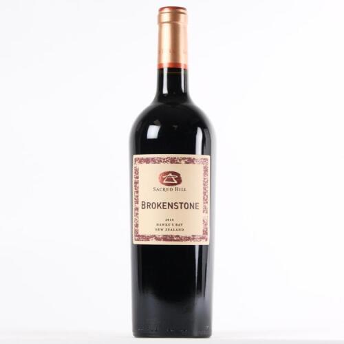 (1) 2014 Sacred Hill Brokenstone Merlot, Hawkes Bay