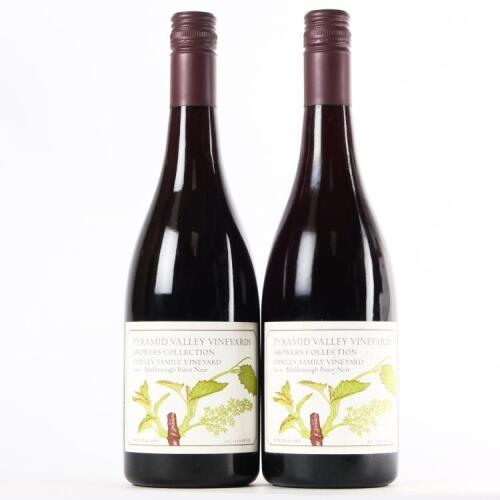 (2) 2010 Pyramid Valley Vineyards Cowley Family Vineyard Pinot Noir, Marlborough