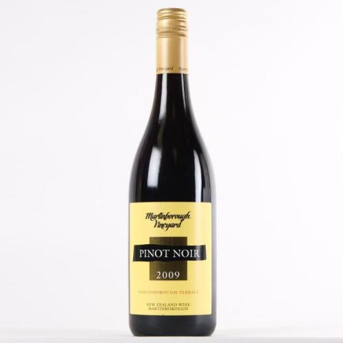 (1) 2009 Martinborough Vineyards Pinot Noir, Martinborough