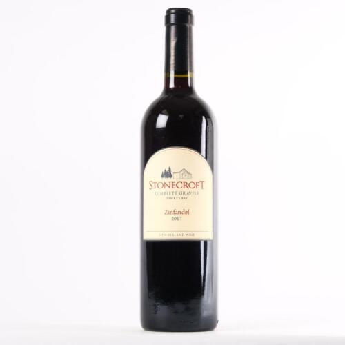 (1) 2017 Stonecroft Zinfandel, Gimblett Gravels