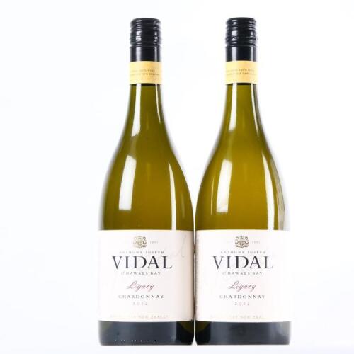 (2) 2014 Vidal Estate Legacy Chardonnay, Hawkes Bay