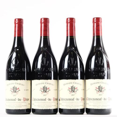 (4) 2017 Domaine Charvin Chateauneuf du Pape