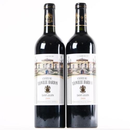 (2) 2009 Chateau Leoville Barton 2eme Cru Classe, St Julien