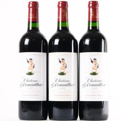 (3) 2008 Chateau d'Armailhac 4eme Cru Classe, Pauillac