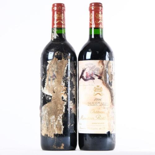 (2) 1996 Chateau Mouton Rothschild 1er Cru Classe, Pauillac
