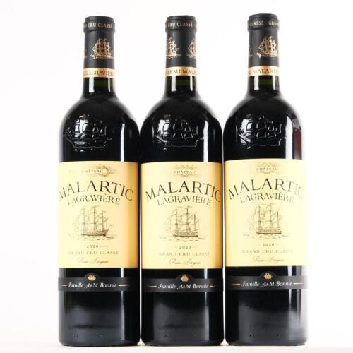 (3) 2020 Chateau Malartic Lagraviere, Pessac-Leognan