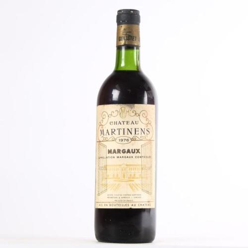 (1) 1976 Chateau Martinens, Margaux