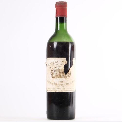 (1) 1960 Chateau Margaux 1er Cru Classe, Margaux