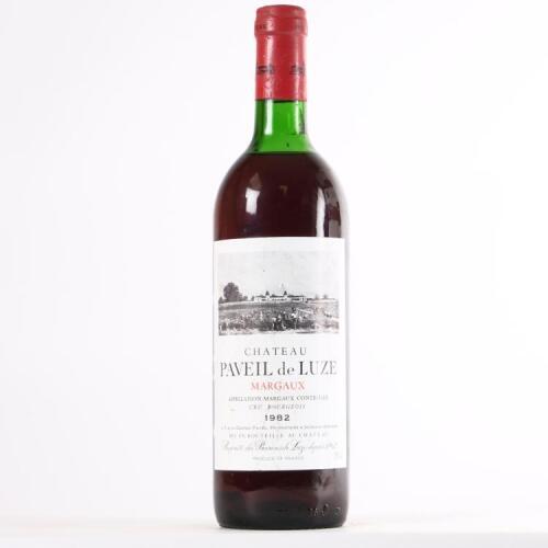 (1) 1982 Chateau Paveil de Luze, Margaux