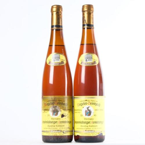 (2) 1985 Deinhard Johannisberger Erntebringer Riesling Kabinett, Rheingau