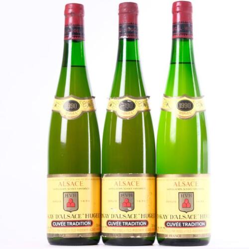 (3) 1990 Hugel Cuvee Tradition Tokay d'Alsace