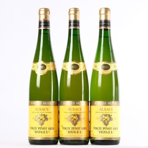 (3) 1995 Hugel Jubilee Tokay Pinot Gris