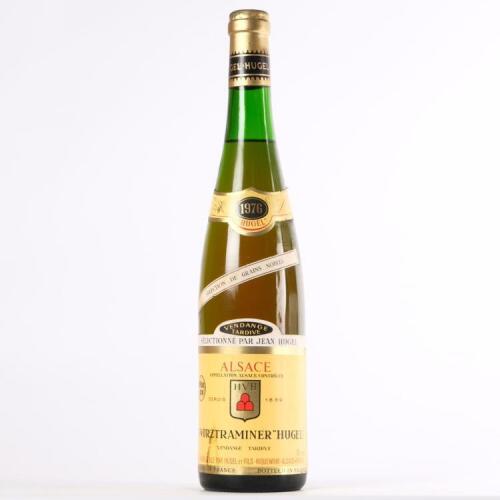 (1) 1976 Hugel Vendange Tardive Selection Grains de Noble Gewurztraminer