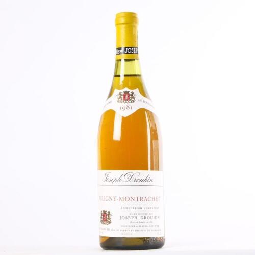 (1) 1981 Joseph Drouhin Puligny-Montrachet, Cote de Beaune