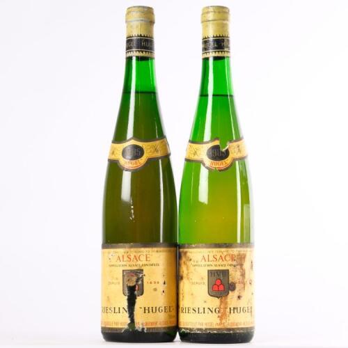 (2) 1985 Hugel Riesling